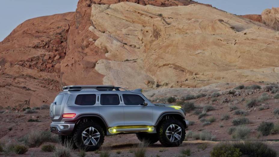 SUV conceitual da Mercedes-Benz chamado Ener-G Force | <a href="https://preprod.quatrorodas.abril.com.br/saloes/los-angeles/2012/mercedes-benz-ener-g-force-724386.shtml" rel="migration">Leia mais</a>