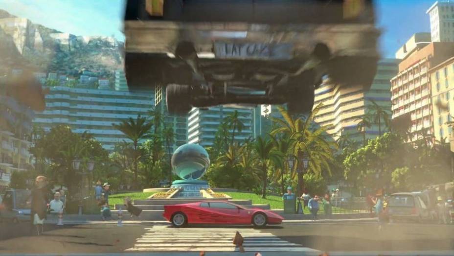 At&eacute; a anima&ccedil;&atilde;o Madagascar 3 mostra um possante em suas cenas: nada menos do que a Ferrari Testarossa.