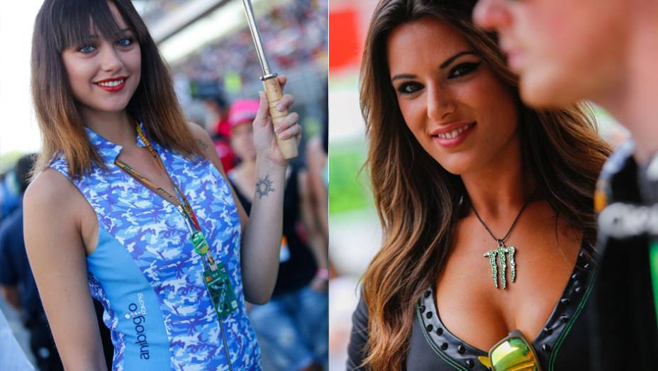 As garotas mais bonitas da etapa da Catalunha da MotoGP | <a href="https://preprod.quatrorodas.abril.com.br/moto/noticias/motogp-marquez-vence-corrida-emocionante-barcelona-786084.shtml" rel="migration">Leia mais</a>