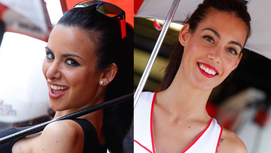 As garotas mais bonitas da etapa da Catalunha da MotoGP | <a href="https://preprod.quatrorodas.abril.com.br/moto/noticias/motogp-marquez-vence-corrida-emocionante-barcelona-786084.shtml" rel="migration">Leia mais</a>