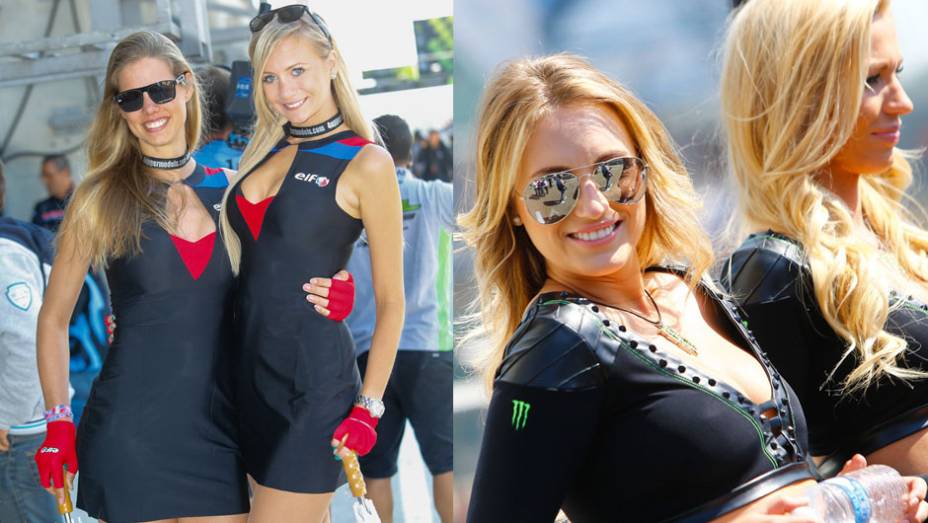 As mais exuberantes garotas da etapa de Le Mans, na França, da MotoGP | <a href="https://preprod.quatrorodas.abril.com.br/moto/galerias/competicoes/motogp-franca-domingo-783151.shtml" rel="migration">Leia mais</a>