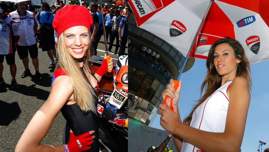 As mais exuberantes garotas da etapa de Le Mans, na França, da MotoGP | <a href="https://preprod.quatrorodas.abril.com.br/moto/galerias/competicoes/motogp-franca-domingo-783151.shtml" rel="migration">Leia mais</a>