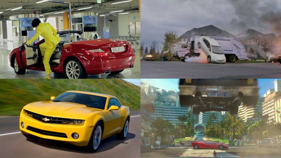 Filmes, novelas, seriados e at&eacute; m&uacute;sica. Confira alguns dos carros que estiveram em evid&ecirc;ncia em 2012.