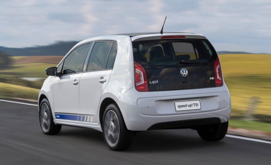 <strong>Volkswagen Up! TSI</strong> – O Up! não é novidade no Brasil, <a href="https://preprod.quatrorodas.abril.com.br/materia/volkswagen-up-tsi-890180" rel="mas um motor 1.0 turbo sim" target="_blank">mas um motor 1.0 turbo sim</a>. O compacto alavancou suas vendas com o inédito motor, que rende 105 cv e é diversão (e economia) garantida. 