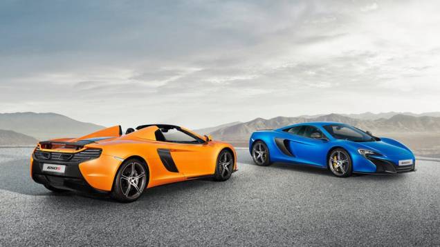 Adrenalina em dose dupla: além do 650S Coupé (carro azul), a McLaren mostra o 650S Spider em Genebra | <a href="https://preprod.quatrorodas.abril.com.br/noticias/saloes/genebra-2014/mclaren-revela-650s-spider-775286.shtml" rel="migration">Leia mais</a> Adrenalina em dose dupla: além do 650S Coupé (carro azul), a McLaren mostra o 650S Spider em Genebra | <a href="https://preprod.quatrorodas.abril.com.br/noticias/saloes/genebra-2014/mclaren-revela-650s-spider-775286.shtml" rel="migration">Leia mais</a>
