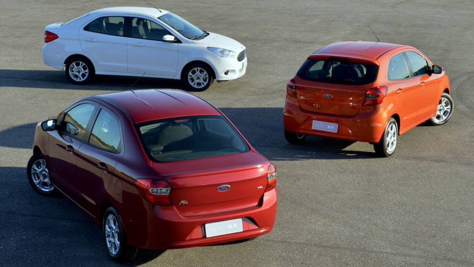 Ford apresenta novos Ka e Ka+ | <a href="https://preprod.quatrorodas.abril.com.br/carros/lancamentos/ford-ka-794793.shtml" rel="migration">Leia mais</a>