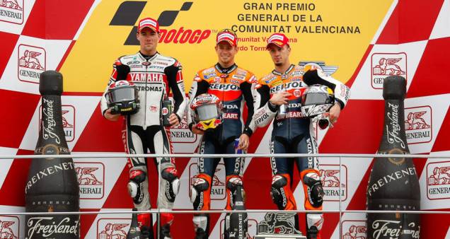 Spies, Stoner, Dovizioso Spies, Stoner, Dovizioso