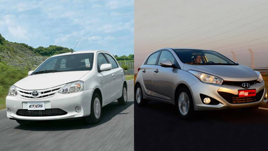 Toyota Etios e Hyundai HB20 prometem abalar o mercado dos hatch no Brasil. Cada uma das duas novidades &eacute; munida de bos argumentos de venda. Agora, voc&ecirc; vai conferir os pr&oacute;s e contras de cada um deles. | <a href="https://preprod.quatrorodas.abril.com.br/noticias/me" rel="migration"></a>