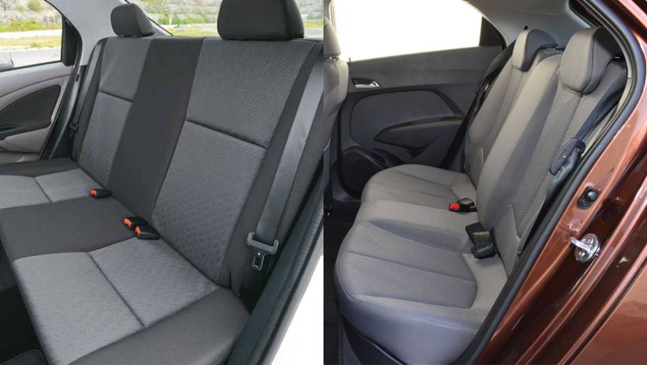 Quando o assunto é espaço interno, o Etios (esquerda) dá uma aula de bom aproveitamento  embora as dimensões internas do HB20 (direita) não possa ser considerado ruins | <a href="https://preprod.quatrorodas.abril.com.br/noticias/mercado/toyota-etios-vs-hyundai-h" rel="migration"></a> Quando o assunto é espaço interno, o Etios (esquerda) dá uma aula de bom aproveitamento  embora as dimensões internas do HB20 (direita) não possa ser considerado ruins | <a href="https://preprod.quatrorodas.abril.com.br/noticias/mercado/toyota-etios-vs-hyundai-h" rel="migration"></a>