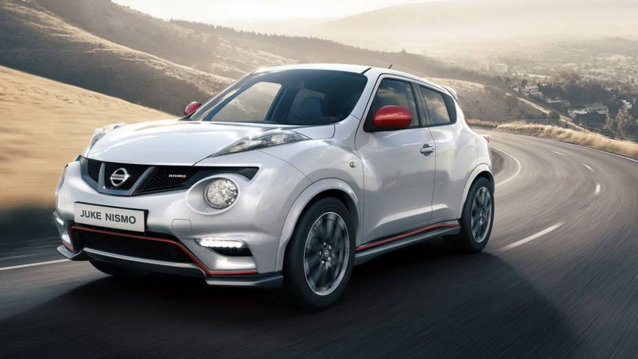 Crossover tem câmbio manual e tração dianteira | <a href="https://preprod.quatrorodas.abril.com.br/noticias/nissan-revela-juke-nismo-725662.shtml" rel="migration">Leia mais</a>