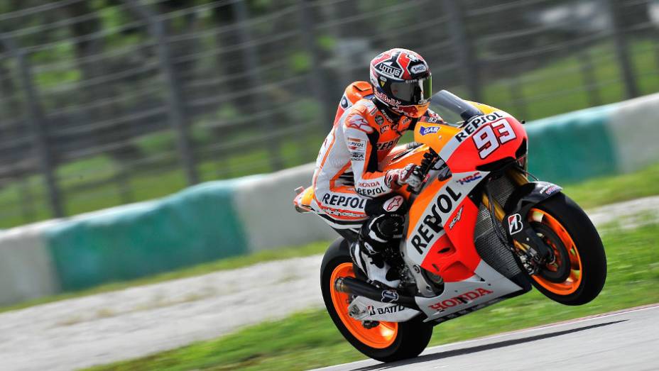 Marc Márquez (Repsol Honda Team) ficou com o quarto melhor tempo. <a href="https://preprod.quatrorodas.abril.com.br/moto/noticias/motogp-lorenzo-supera-pedrosa-sepang-734732.shtml" rel="migration">Leia mais</a>