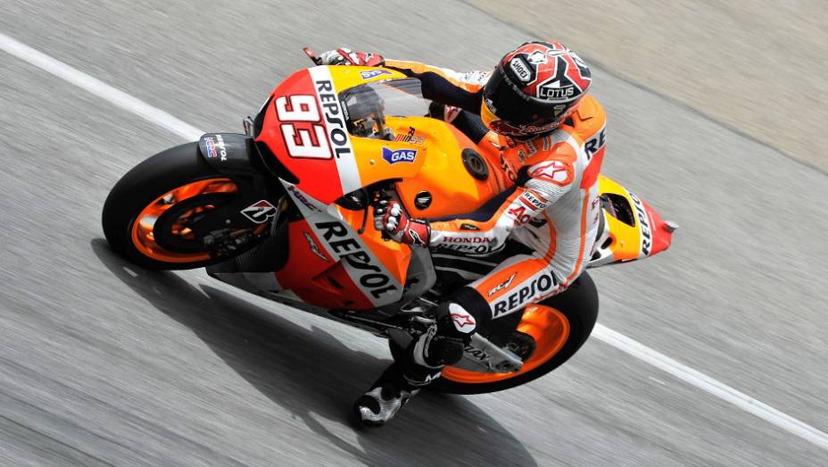 Marc Márquez (Repsol Honda Team) garantiu o segundo lugar no último dia em Sepang. <a href="https://preprod.quatrorodas.abril.com.br/moto/noticias/motogp-pedrosa-lidera-ultimo-dia-sepang-734820.shtml" rel="migration">Leia mais</a>