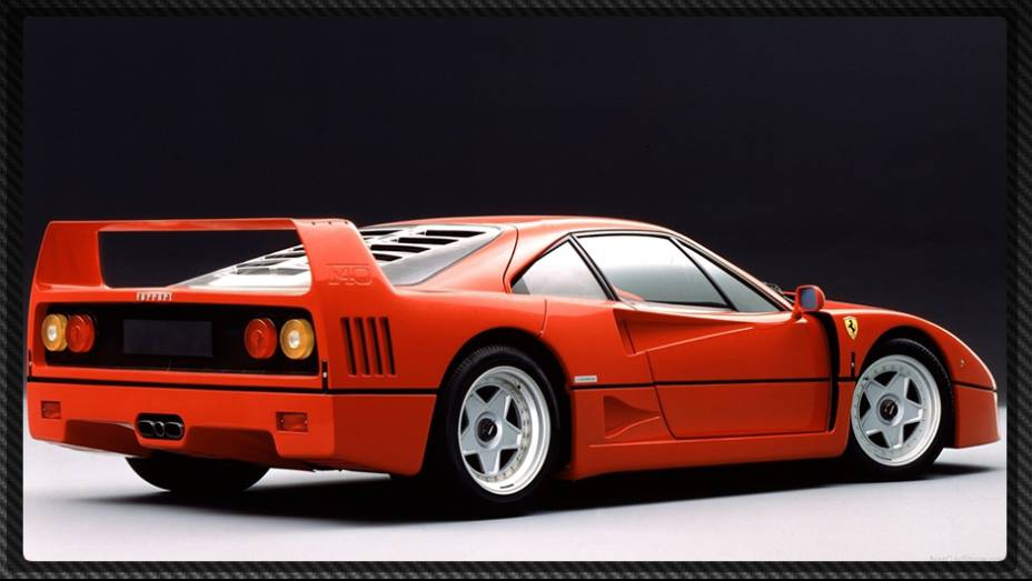 A Ferrari F40 ainda &eacute; considerada por muitos especialistas como o melhor superesportivo de todos os tempos | <a href="%20https://preprod.quatrorodas.abril.com.br/reportagens/geral/laferrari-novo-suprassumo-ferrari-736137.shtml" rel="migration">Leia mais</a>