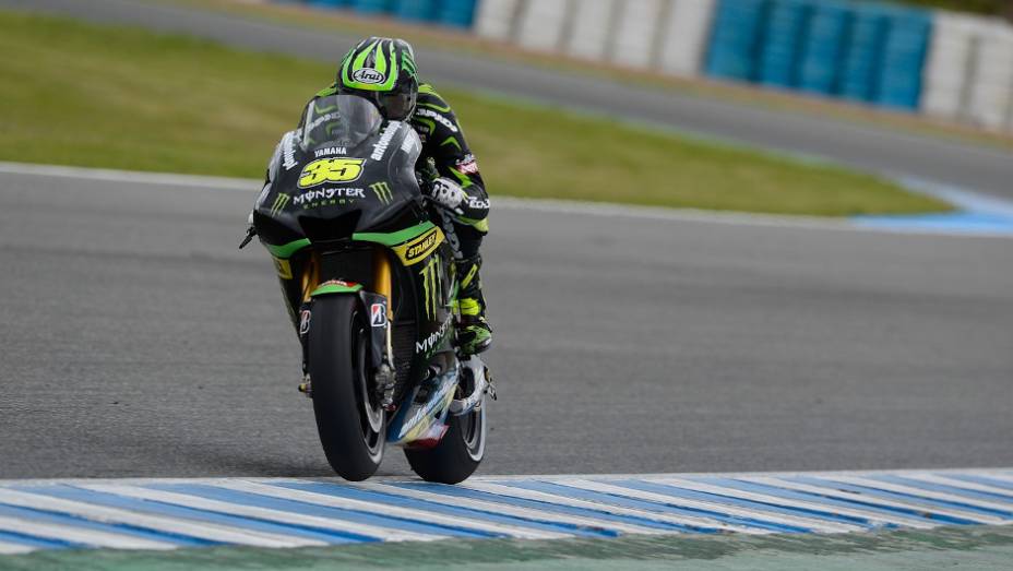 Cal Crutchlow (Monster Yamaha Tech 3) foi o mais rápido em Jerez | <a href="https://preprod.quatrorodas.abril.com.br/moto/noticias/motogp-yamaha-lidera-testes-jerez-737049.shtml" rel="migration">Leia mais</a>