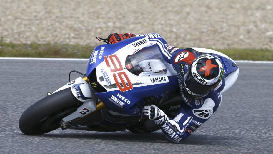 Jorge Lorenzo (Yamaha Factory Racing) liderou o primeiro dia em Jerez | <a href="https://preprod.quatrorodas.abril.com.br/moto/noticias/motogp-yamaha-lidera-testes-jerez-737049.shtml" rel="migration">Leia mais</a>