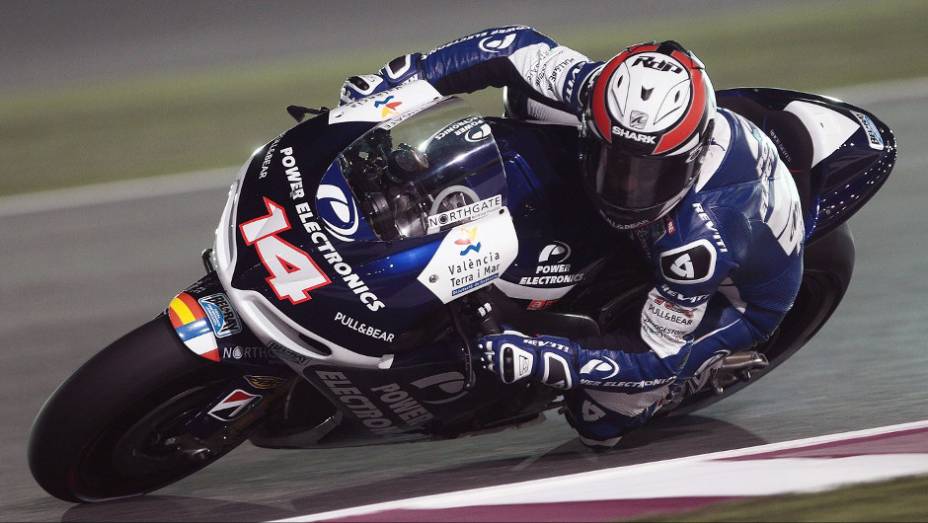 Randy de Puniet (Power Eletronics Aspar) foi o 15º | <a href="https://preprod.quatrorodas.abril.com.br/moto/noticias/motogp-lorenzo-lidera-treino-livre-catar-737806.shtml" rel="migration">Leia mais</a>