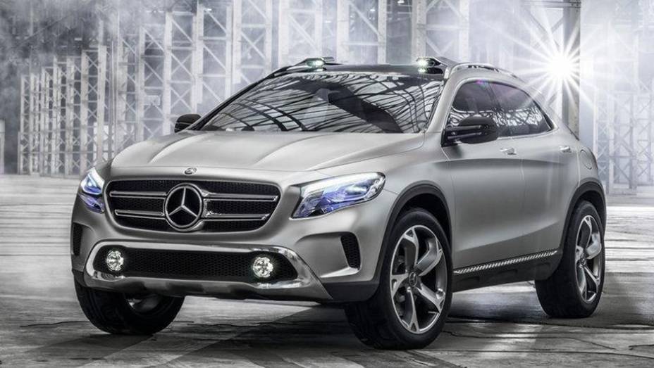 Evoque da Mercedes-Benz? Este é o GLA Concept | <a href="https://preprod.quatrorodas.abril.com.br/saloes/xangai/2013/mercedes-benz-gla-738831.shtml" rel="migration">Leia mais</a>