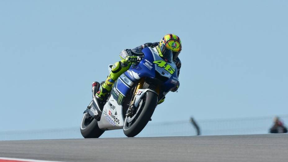 O "doutor" Valentino Rossi terminou em quinto | <a href="https://preprod.quatrorodas.abril.com.br/moto/noticias/motogp-marquez-domina-treinos-eua-739126.shtml" rel="migration">Leia mais</a>