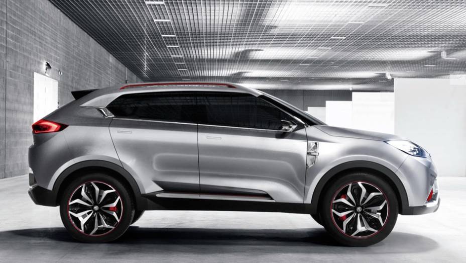 Prévia de um novo crossover da MG, o CS concept mantém as características de design já vistas no restante da gama da montadora | <a href="%20https://preprod.quatrorodas.abril.com.br/saloes/xangai/2013/mg-cs-concept-738680.shtml" rel="migration">Leia mais</a>