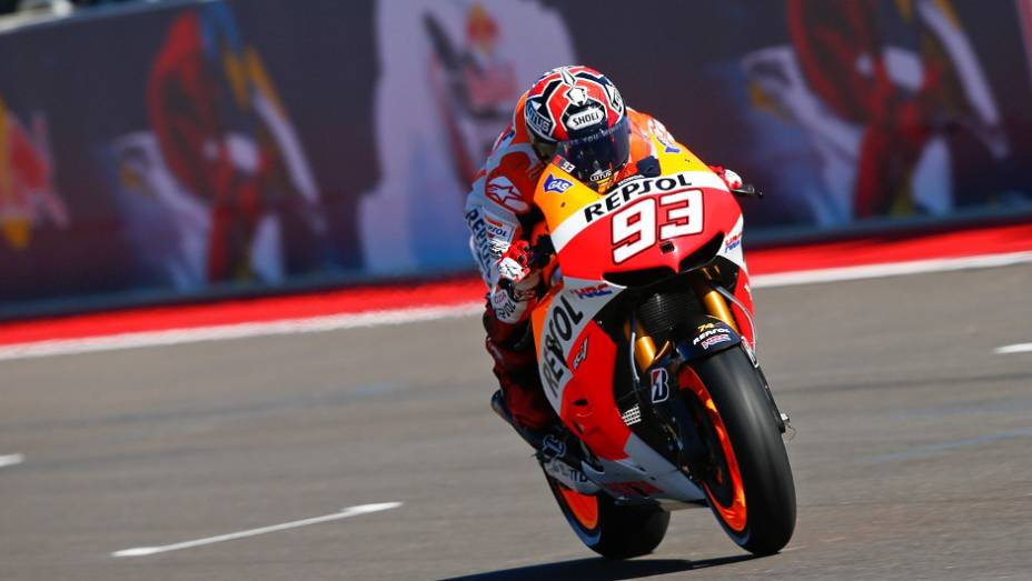 Marc Márquez (Repsol Honda Team) conquistou sua primeira pole em Austin | <a href="https://preprod.quatrorodas.abril.com.br/moto/noticias/marquez-faz-1a-pole-carreira-austin-739216.shtml" rel="migration">Leia mais</a>