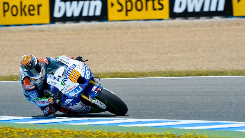 O espanhol Hector Barbera fecha a lista dos dez primeiros nos treinos classificatórios do GP de Jerez da MotoGP | <a href="%20https://preprod.quatrorodas.abril.com.br/moto/noticias/motogp-lorenzo-garante-pole-jerez-740522.shtml" rel="migration">Leia mais</a>