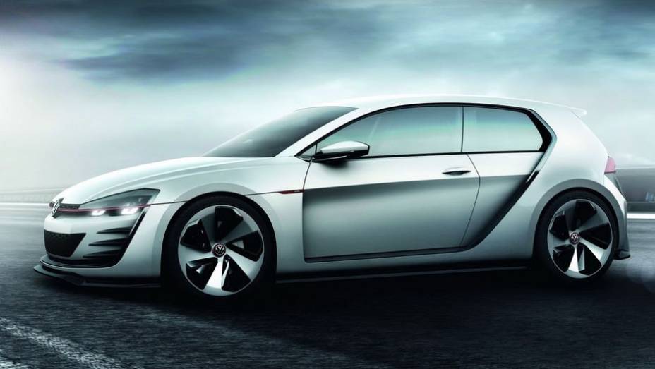 Em vez do motor 2.0 de 217 cavalos de pot&ecirc;ncia, que equipa o Golf GTI VII tradicional, o carro-conceito vem equipado com motor 3.0 V6 biturbo | <a href="%20https://preprod.quatrorodas.abril.com.br/noticias/fabricantes/vw-prepara-golf-design-vision-gti-concept-740746" rel="migration"></a>