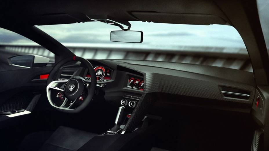Outra altera&ccedil;&atilde;o em rela&ccedil;&atilde;o ao Golf GTI habitual &eacute; a presen&ccedil;a do sistema de tra&ccedil;&atilde;o integral, e n&atilde;o tra&ccedil;&atilde;o dianteira | <a href="%20https://preprod.quatrorodas.abril.com.br/noticias/fabricantes/vw-prepara-golf-design-vision-gti-concept-740746.shtml" rel="migration">Leia mais</a>
