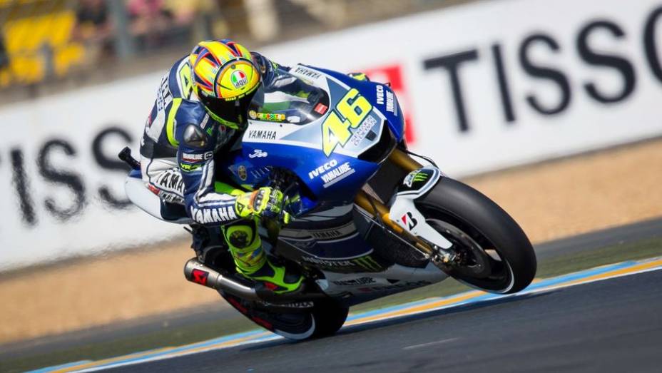 A Yamaha veio na sequência, com Valentino Rossi em terceiro... | <a href="https://preprod.quatrorodas.abril.com.br/moto/noticias/motogp-pedrosa-lidera-treinos-le-mans-741656.shtml" rel="migration">Leia mais</a>
