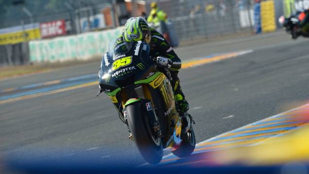 Cal Crutchlow (Monster Yamaha Tech 3) ficou com o quarto tempo | <a href="https://preprod.quatrorodas.abril.com.br/moto/noticias/motogp-marquez-conquista-pole-le-mans-741738.shtml" rel="migration">Leia mais</a> Cal Crutchlow (Monster Yamaha Tech 3) ficou com o quarto tempo | <a href="https://preprod.quatrorodas.abril.com.br/moto/noticias/motogp-marquez-conquista-pole-le-mans-741738.shtml" rel="migration">Leia mais</a>