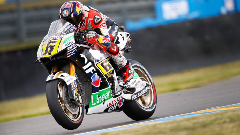 O alemão Stefan Bradl (LCR Honda MotoGP) garantiu o quinto lugar | <a href="https://preprod.quatrorodas.abril.com.br/moto/noticias/motogp-marquez-conquista-pole-le-mans-741738.shtml" rel="migration">Leia mais</a>