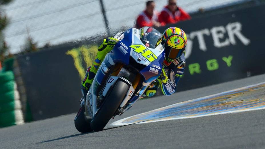 Valentino Rossi (Yamaha Factory Racing) largará na oitava colocação | <a href="https://preprod.quatrorodas.abril.com.br/moto/noticias/motogp-marquez-conquista-pole-le-mans-741738.shtml" rel="migration">Leia mais</a>