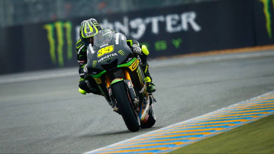 Cal Crutchlow (Monster Yamaha Tech 3) garantiu o segundo lugar | <a href="https://preprod.quatrorodas.abril.com.br/moto/noticias/motogp-pedrosa-vence-corrida-le-mans-741797.shtml" rel="migration">Leia mais</a>