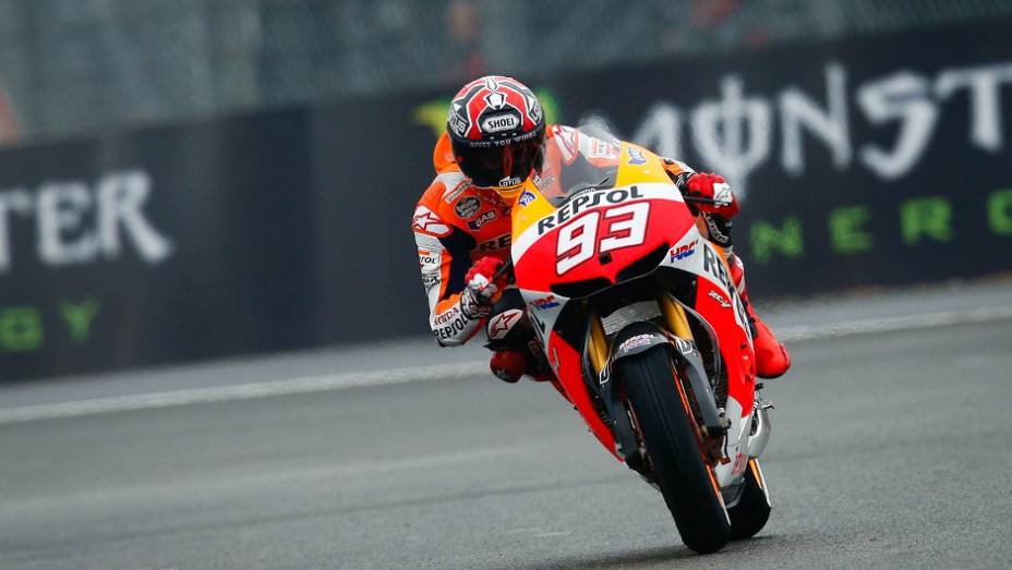 Marc Márquez (Repsol Honda Team) completou o pódio | <a href="https://preprod.quatrorodas.abril.com.br/moto/noticias/motogp-pedrosa-vence-corrida-le-mans-741797.shtml" rel="migration">Leia mais</a>