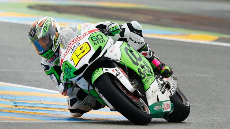 Alvaro Bautista (GO&FUN Honda Gresini) ficou com o sexto lugar | <a href="https://preprod.quatrorodas.abril.com.br/moto/noticias/motogp-pedrosa-vence-corrida-le-mans-741797.shtml" rel="migration">Leia mais</a>