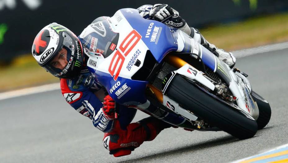 Jorge Lorenzo (Yamaha Factory Racing) terminou a prova em sétimo | <a href="https://preprod.quatrorodas.abril.com.br/moto/noticias/motogp-pedrosa-vence-corrida-le-mans-741797.shtml" rel="migration">Leia mais</a>