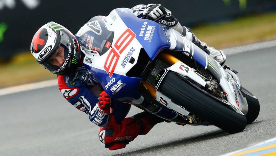 Jorge Lorenzo (Yamaha Factory Racing) terminou a prova em s&eacute;timo | <a href="https://preprod.quatrorodas.abril.com.br/moto/noticias/motogp-pedrosa-vence-corrida-le-mans-741797.shtml" rel="migration">Leia mais</a>