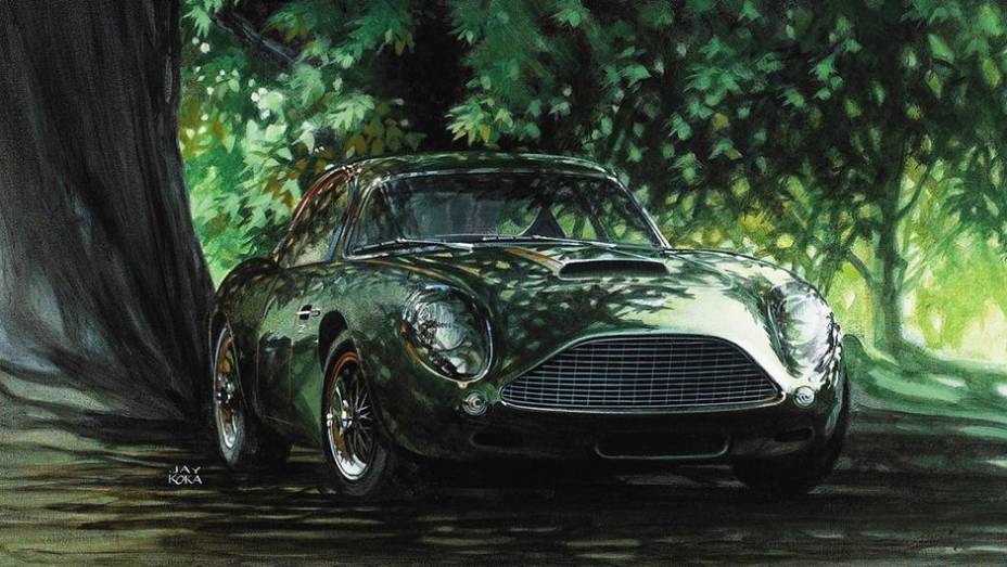 "One Thousand Shades of Green" - por Jay Koka | <a href="https://preprod.quatrorodas.abril.com.br/noticias/mercado/carros-aston-martin-viram-obra-arte-743790.shtml" rel="migration">Leia mais</a>