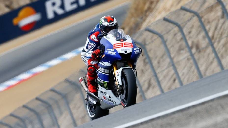 Em recuperação, Jorge Lorenzo (Yamaha Factory Racing) foi o sexto | <a href="https://preprod.quatrorodas.abril.com.br/moto/noticias/motogp-marquez-lidera-laguna-seca-747560.shtml" rel="migration">Leia mais</a>