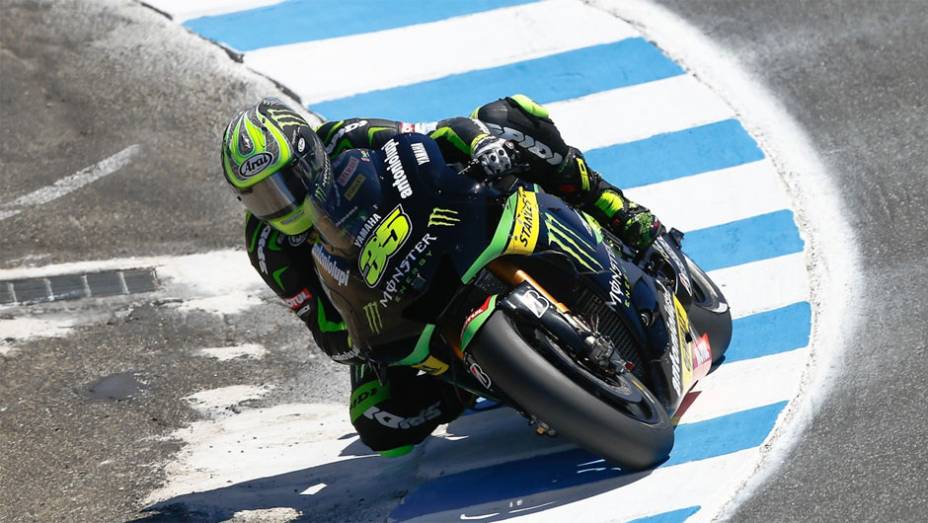 Cal Crutchlow (Monster Yamaha Tech 3) ficou com o quinto lugar | <a href="https://preprod.quatrorodas.abril.com.br/moto/noticias/motogp-bradl-surpreende-pole-eua-747594.shtml" rel="migration">Leia mais</a>