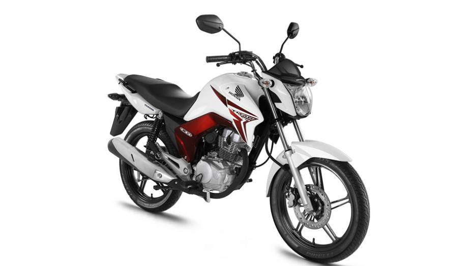 Honda CG 150 Titan EX | <a href="https://preprod.quatrorodas.abril.com.br/moto/noticias/honda-lanca-cg-2014-totalmente-renovada-748587.shtml" rel="migration">Leia mais</a>