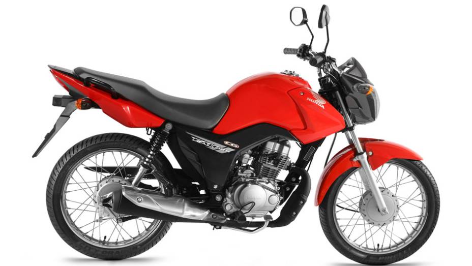 Honda CG 125 Fan | <a href="https://preprod.quatrorodas.abril.com.br/moto/noticias/honda-lanca-cg-2014-totalmente-renovada-748587.shtml" rel="migration">Leia mais</a>