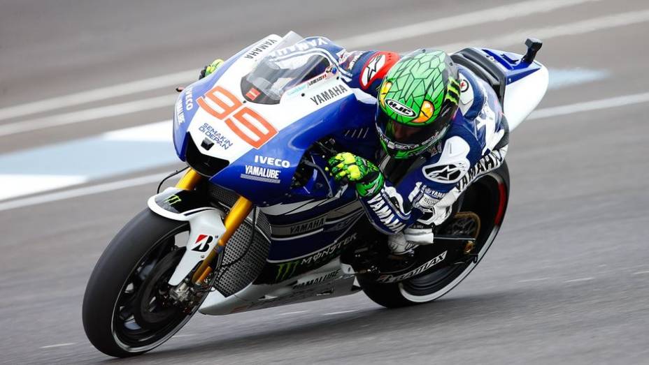 Jorge Lorenzo (Yamaha Factory Racing) obteve o quarto posto | <a href="https://preprod.quatrorodas.abril.com.br/moto/noticias/motogp-marquez-lidera-1-2-honda-sexta-feira-750256.shtml" rel="migration">Leia mais</a>