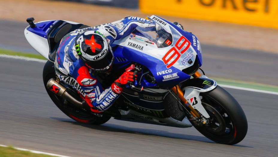 Jorge Lorenzo (Yamaha Factory Racing) liderou os treinos de sexta-feira em Silverstone | <a href="https://preprod.quatrorodas.abril.com.br/moto/noticias/motogp-lorenzo-lidera-sexta-feira-751904.shtml" rel="migration">Leia mais</a>