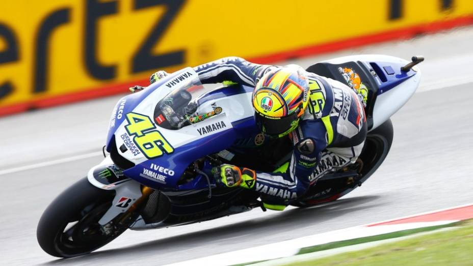 Valentino Rossi (Yamaha Factory Racing) ficou em quinto | <a href="https://preprod.quatrorodas.abril.com.br/moto/noticias/motogp-lorenzo-lidera-sexta-feira-751904.shtml" rel="migration">Leia mais</a>