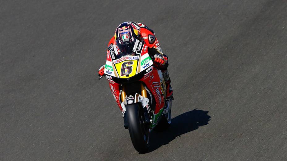 Stefan Bradl foi o sexto em Silverstone | <a href="https://preprod.quatrorodas.abril.com.br/moto/noticias/motogp-lorenzo-bate-marquez-silverstone-752002.shtml" rel="migration">Leia mais</a>