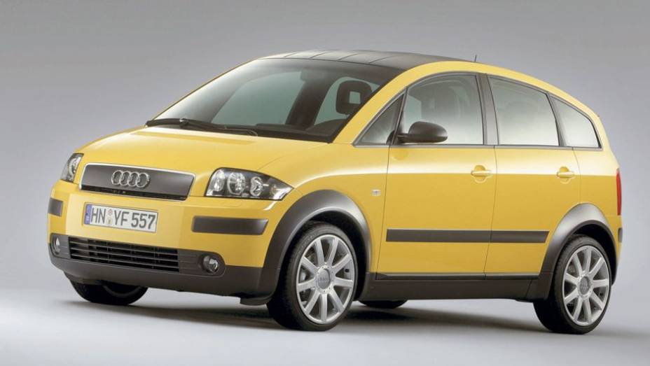 5º - Audi A2 - US$ 10.247 por unidade | <a href="https://preprod.quatrorodas.abril.com.br/noticias/mercado/estudo-vw-tem-prejuizo-us-6-27-milhoes-cada-bugatti-veyron-755638.shtml" rel="migration">Leia mais</a>