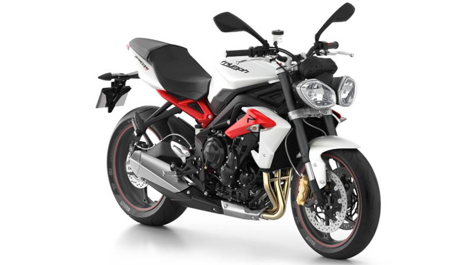 Triumph lança a nova Street Triple R no Salão Duas Rodas, versão apimentada da Street Triple, apresentada em maio | <a href="https://preprod.quatrorodas.abril.com.br/moto/noticias/triumph-revela-lancamentos-salao-duas-rodas-756393.shtml" rel="migration">Leia mais</a>