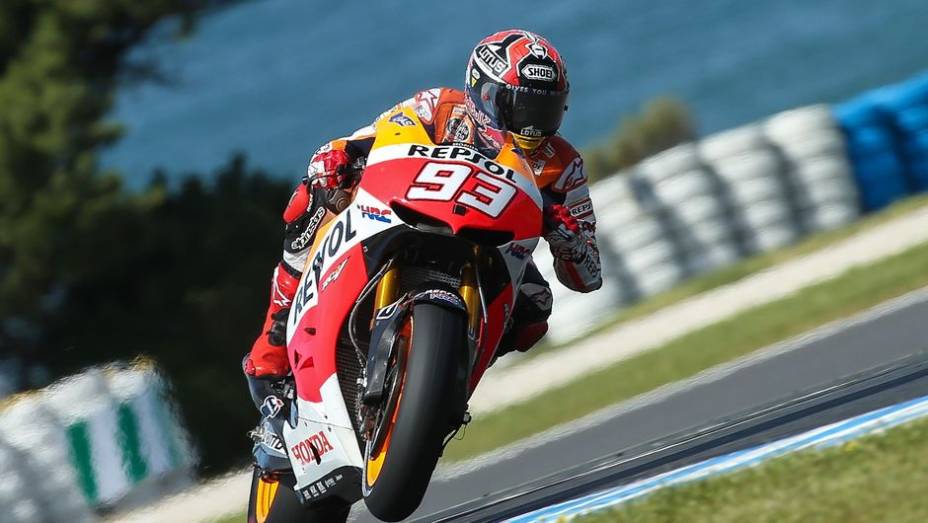 Márc Márquez (Repsol Honda Team) sairá da segunda colocação | <a href="https://preprod.quatrorodas.abril.com.br/moto/noticias/motogp-lorenzo-pole-australia-757585.shtml" rel="migration">Leia mais</a>