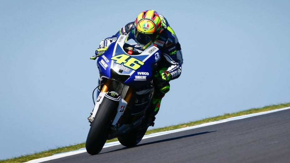 Valentino Rossi (Yamaha Factory Racing) fechará a primeira fila | <a href="https://preprod.quatrorodas.abril.com.br/moto/noticias/motogp-lorenzo-pole-australia-757585.shtml" rel="migration">Leia mais</a>