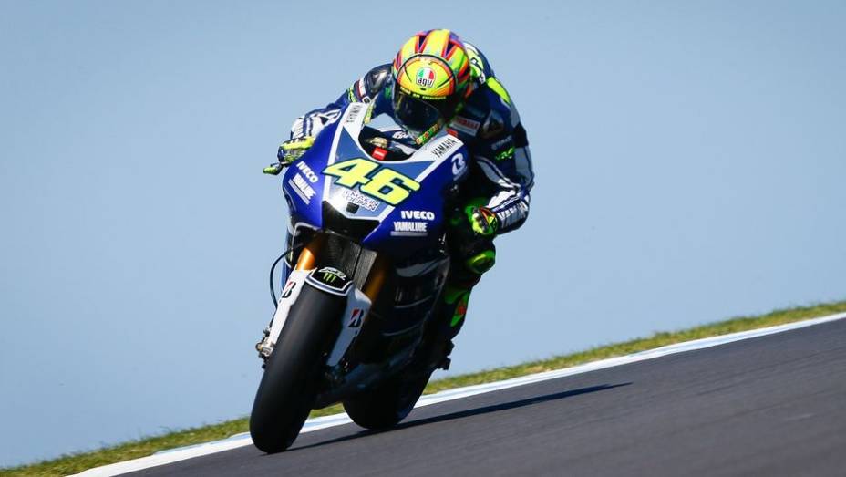 Valentino Rossi (Yamaha Factory Racing) fechar&aacute; a primeira fila | <a href="https://preprod.quatrorodas.abril.com.br/moto/noticias/motogp-lorenzo-pole-australia-757585.shtml" rel="migration">Leia mais</a>